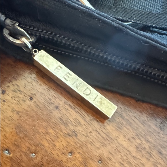 Fendi Black Zucca Nylon Handbag - Picture 7 of 8